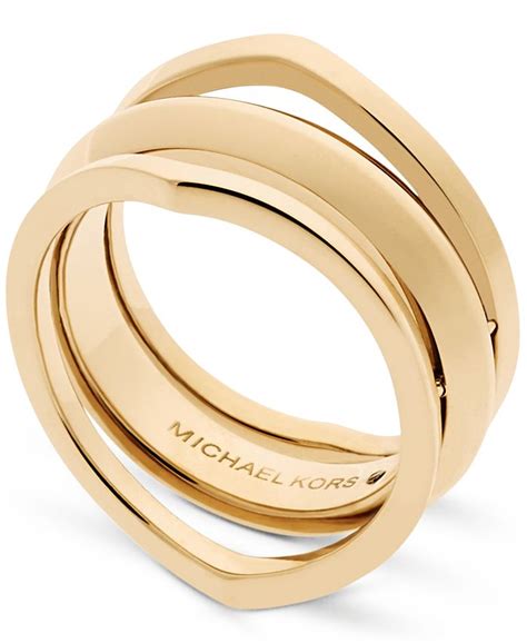 michael kors triple band ring